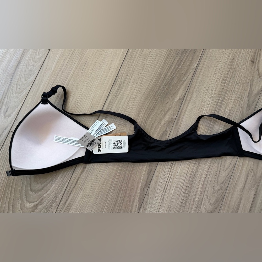 PINK Victoria Secret Black 34B Adaptive Wireless Magnetic Front Closure NWT - Picture 5 of 8